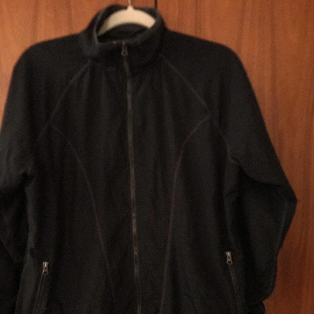 Black Marmot running style Zip up running jacket